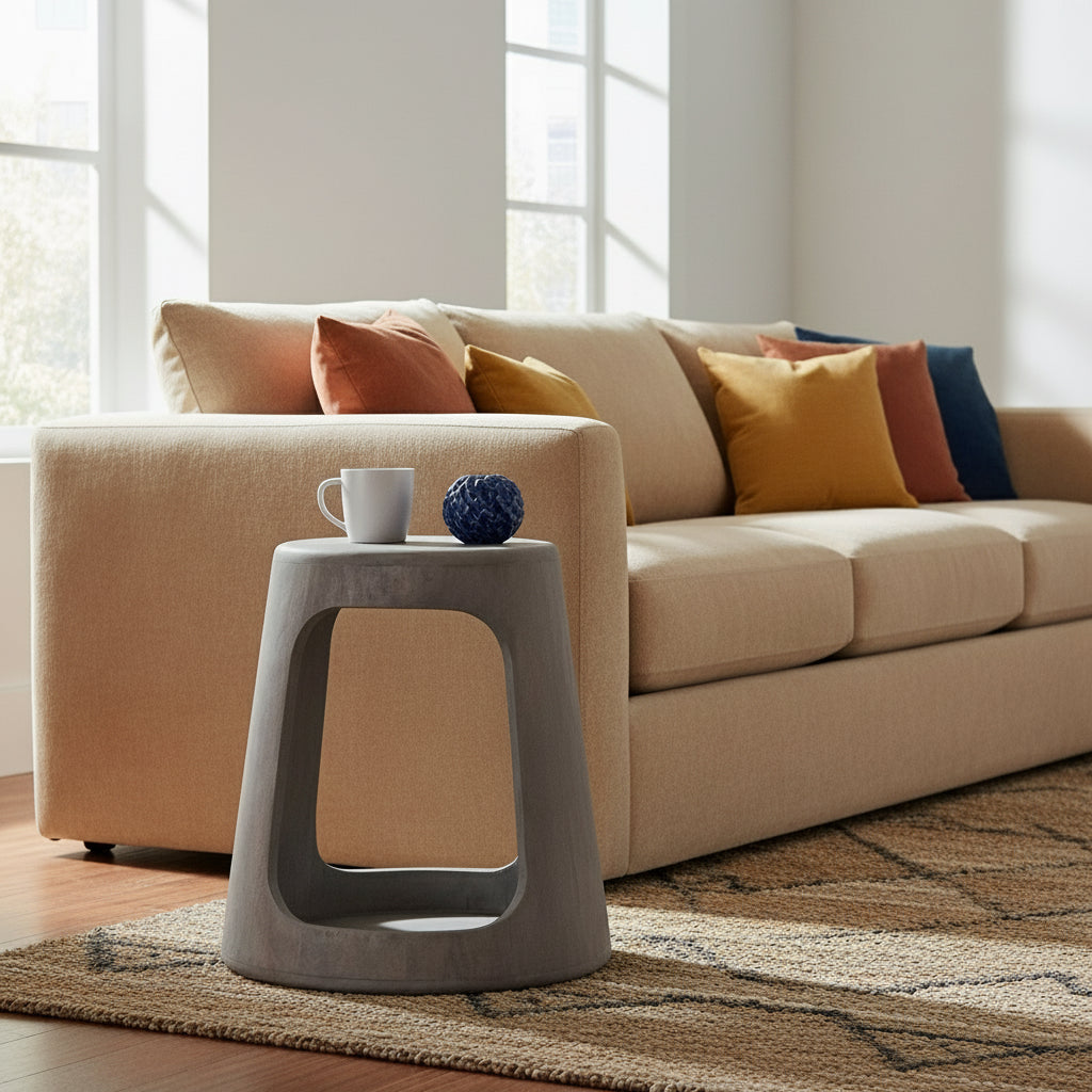 Acid Wash Accent Stool from Homepressions.com