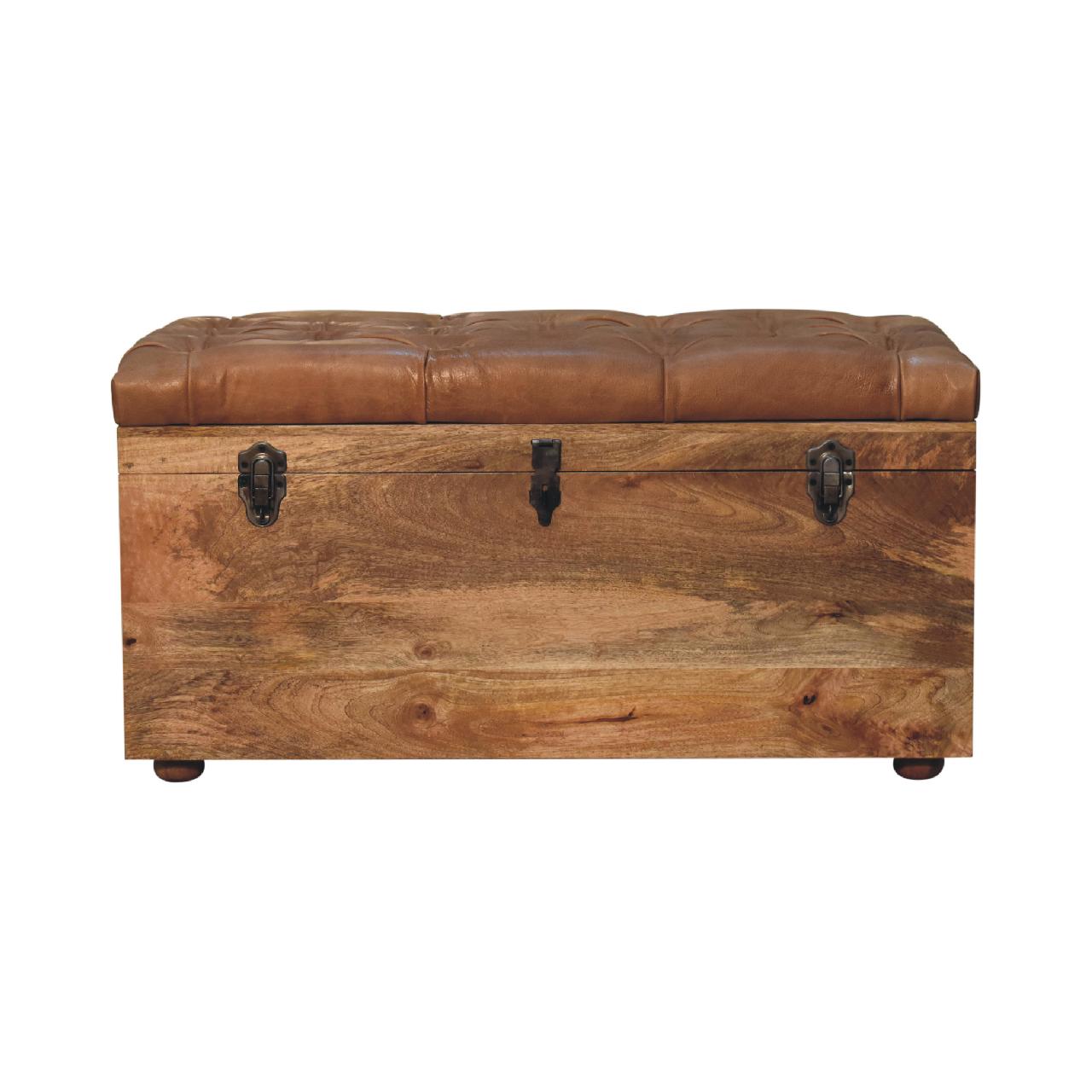 Bison Oak Elegance Storage Chest by Homepressions.com