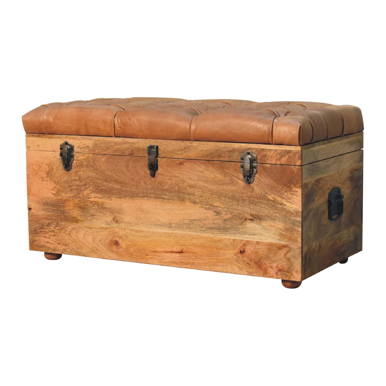Bison Oak Elegance Storage Chest from Homepressions.com