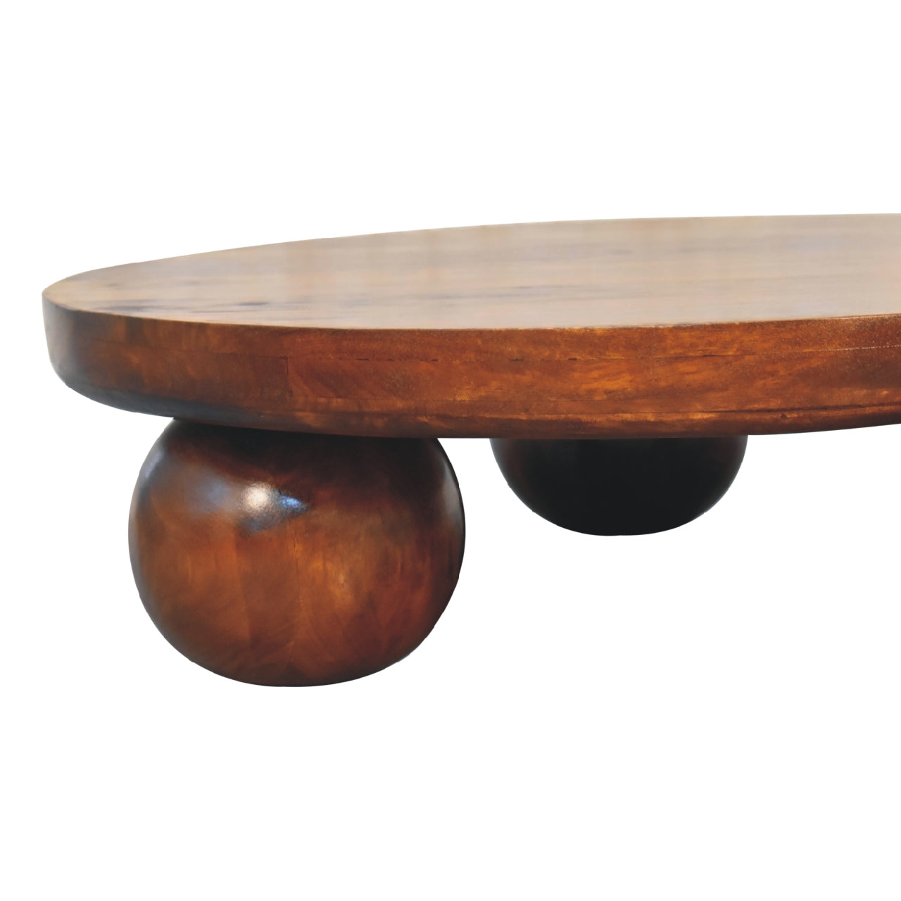 Chestnut Circular Coffee Table on Homepressions.com