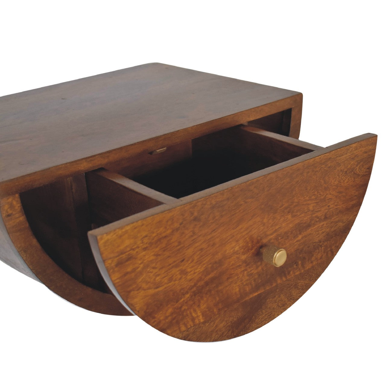 Chestnut Floating Drawer Nightstand on Homepressions.com
