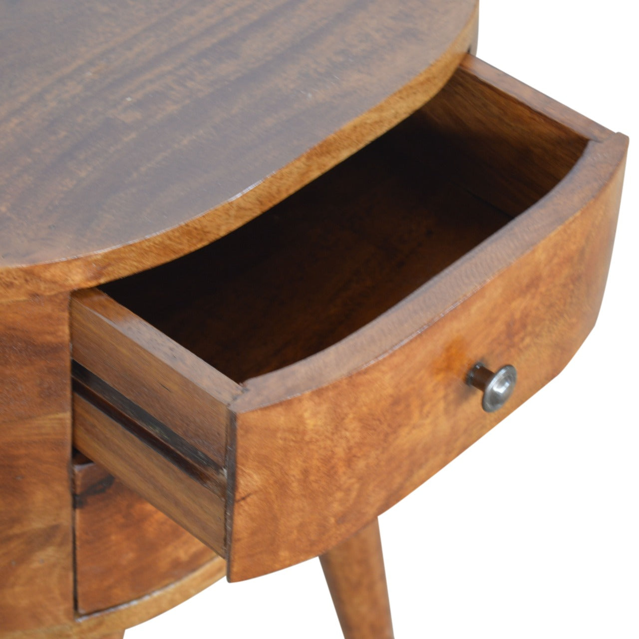 Chestnut Lunar Haven Nightstand Table on Homepressions.com
