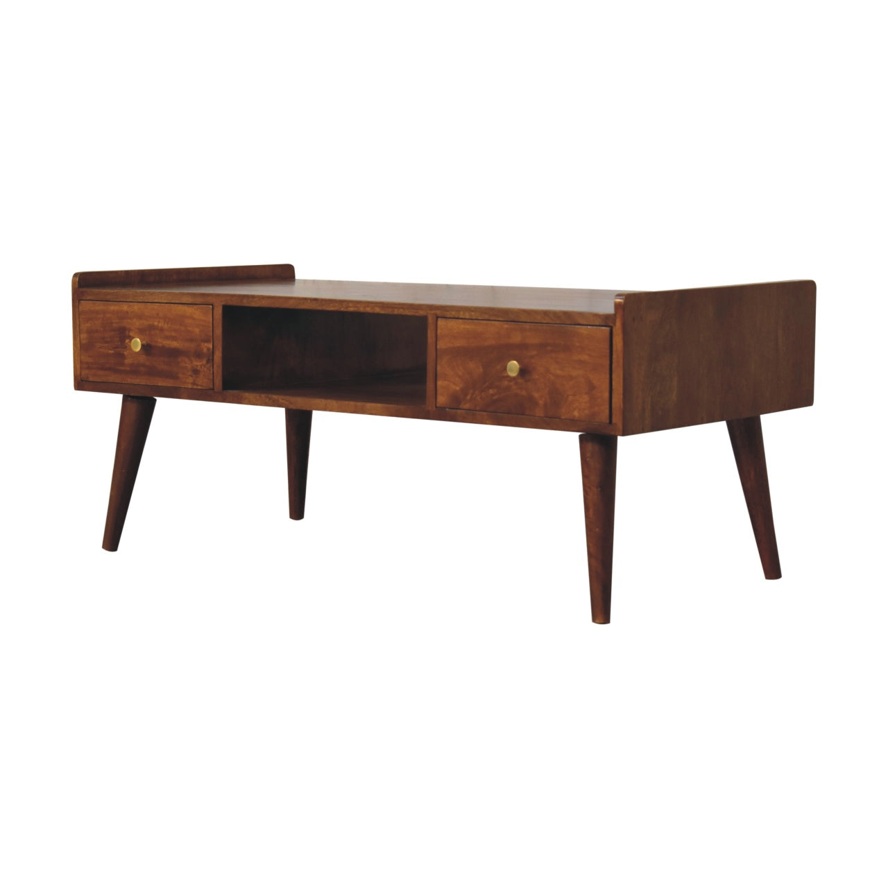 Chestnut Media Unit with Nordic Legs from Homepressions.com