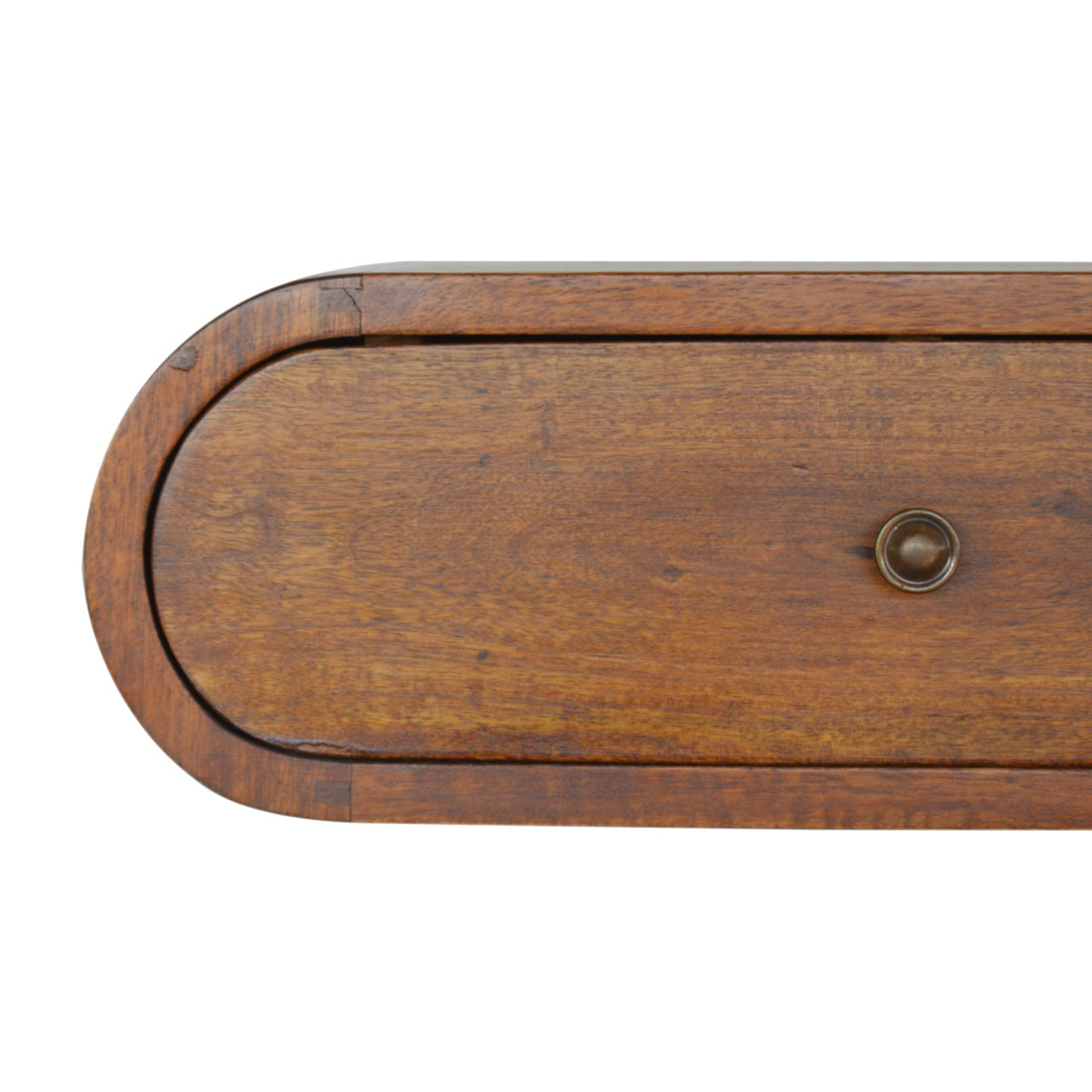 Chestnut Orbital Wall Nightstand on Homepressions.com