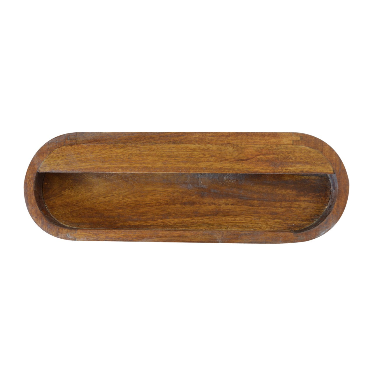 Chestnut Orbital Wall Nightstand within Homepressions.com