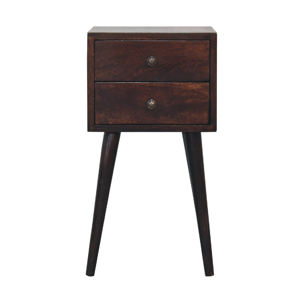 Compact Twin Ash Wood Nightstand by Homepressions.com