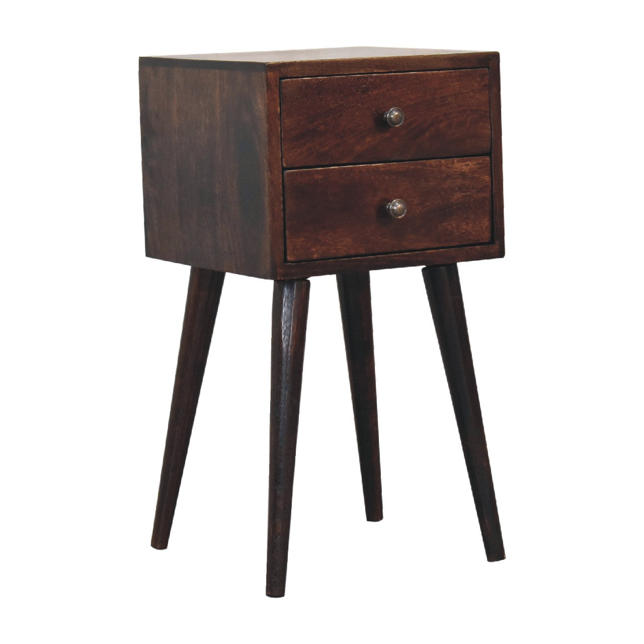 Compact Twin Ash Wood Nightstand from Homepressions.com