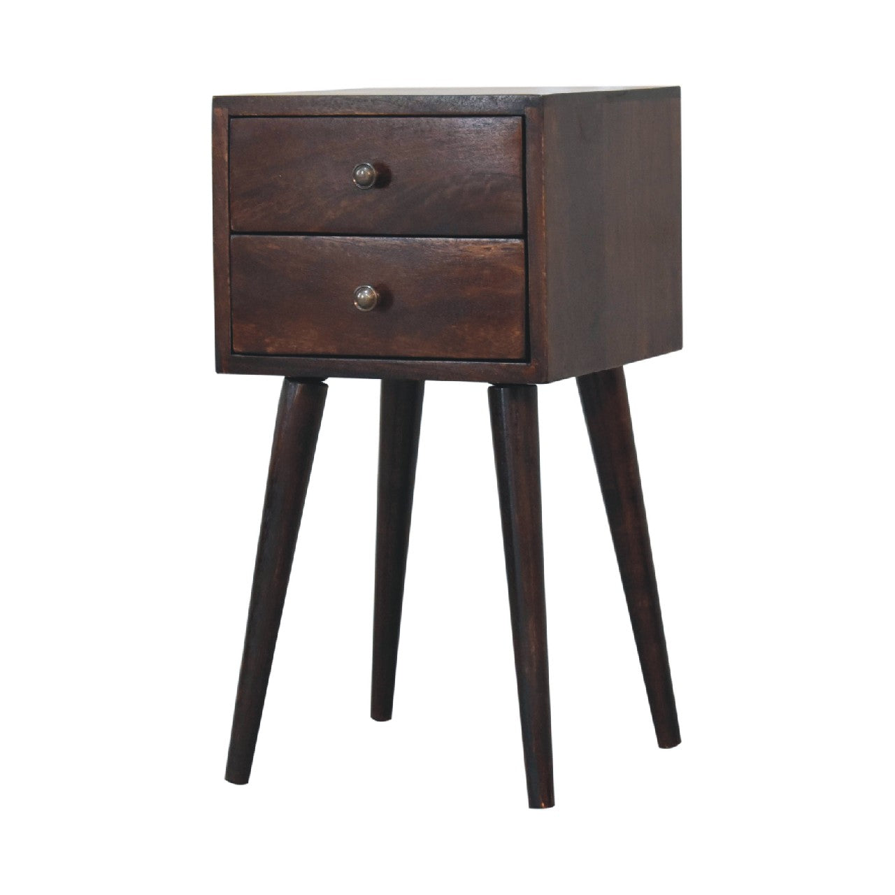Compact Twin Ash Wood Nightstand on Homepressions.com