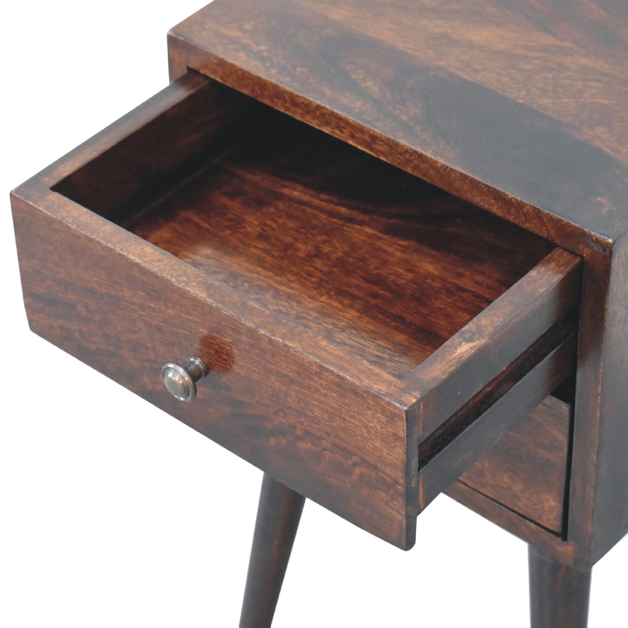 Compact Twin Ash Wood Nightstand through Homepressions.com