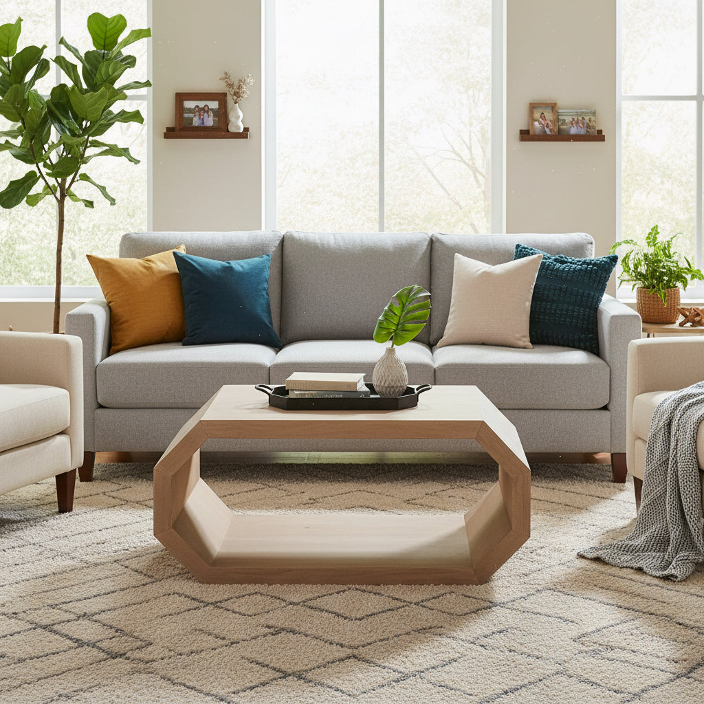 Hexa Marble Salon Table at Homepressions.com