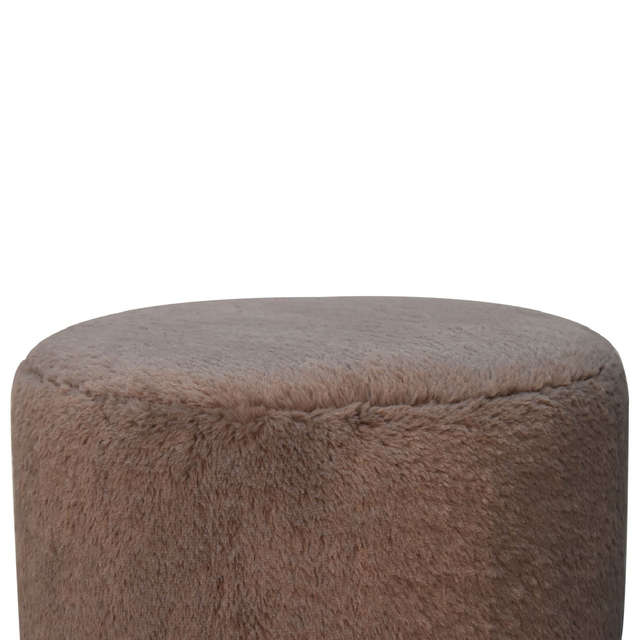 Mocha Plush Pod Footstool via Homepressions.com