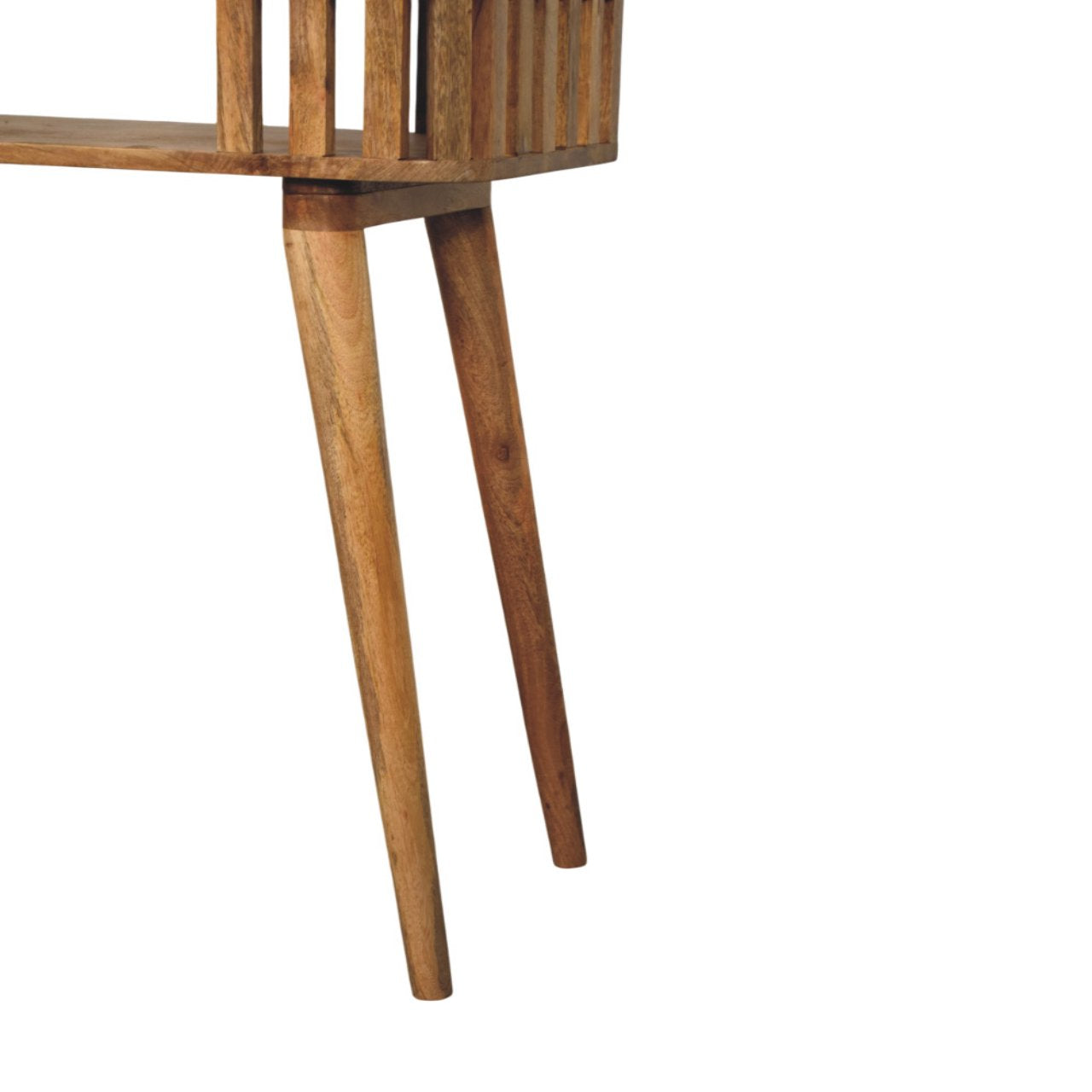 Oak Lattice Corridor Console via Homepressions.com