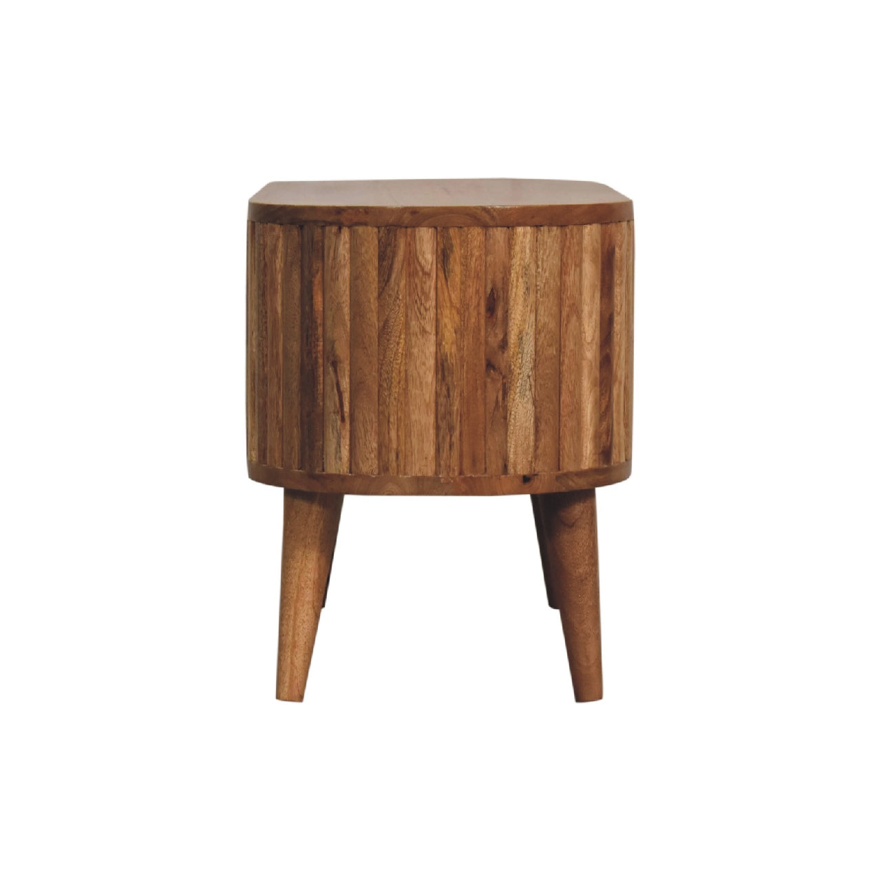 Oak Slatted Media Unit through Homepressions.com