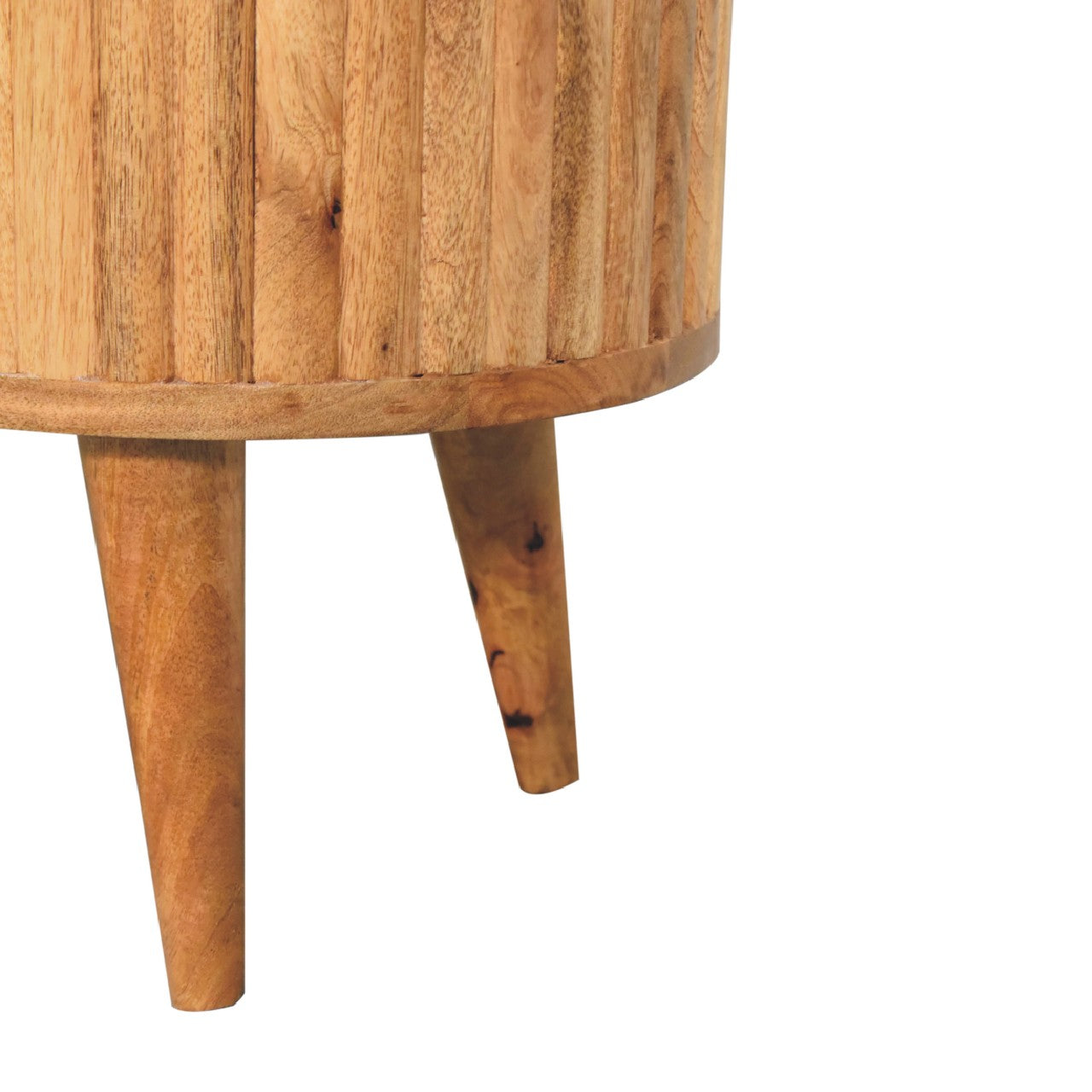 Oak Slatted Media Unit via Homepressions.com