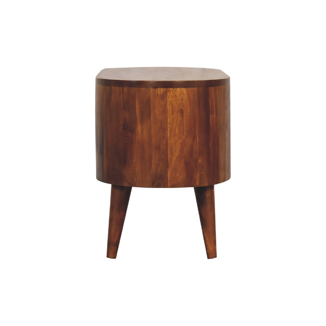 Oval Chestnut TV Stand through Homepressions.com