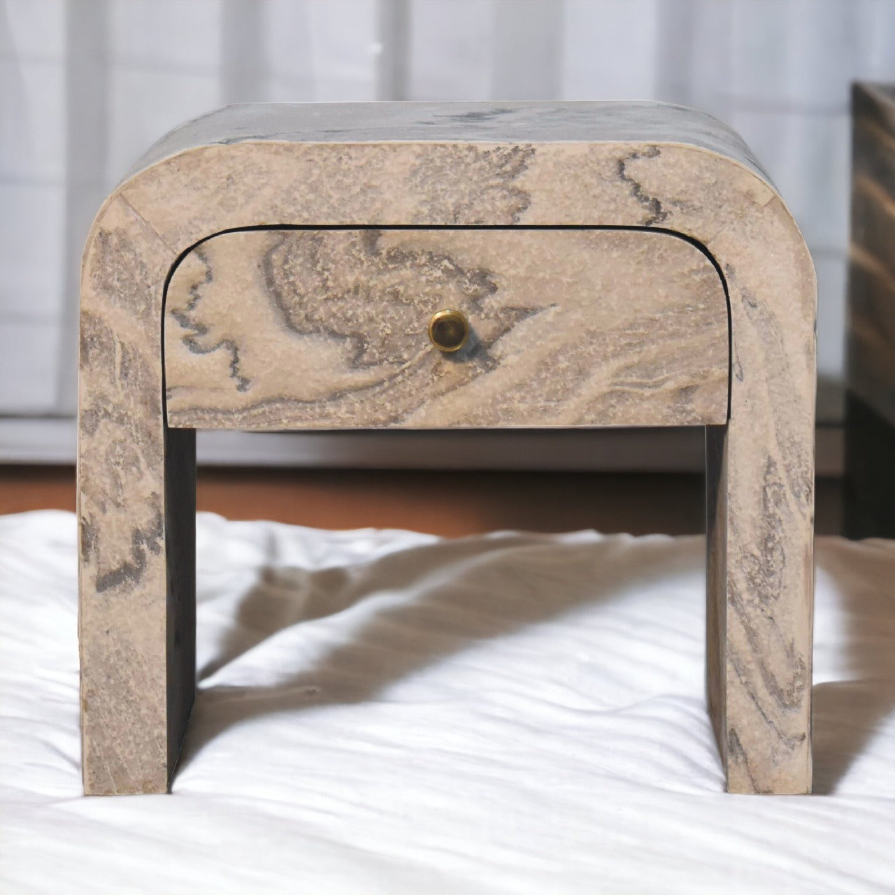 Sandstone Arc Nightstand at Homepressions.com