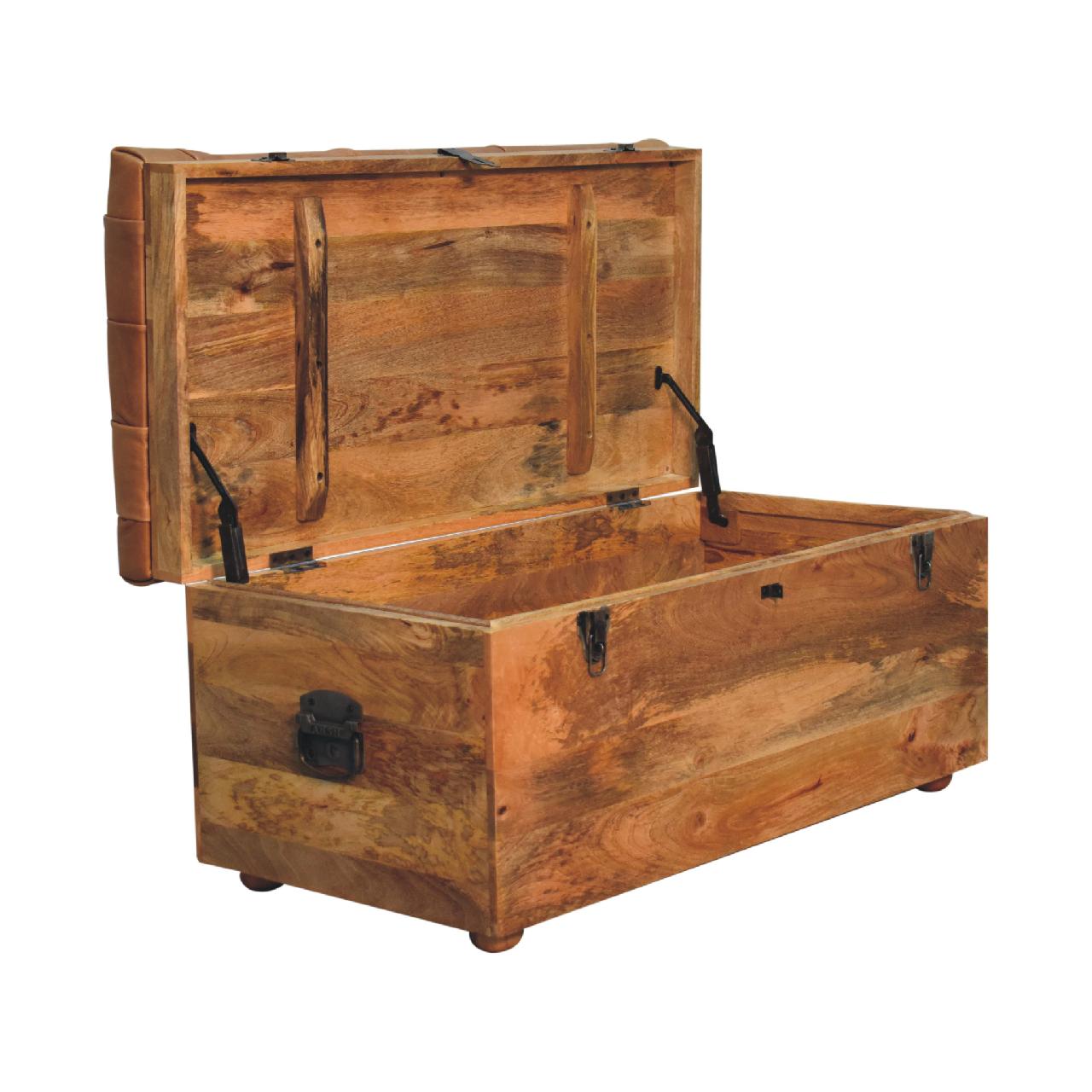 Shop the Bison Oak Elegance Storage Chest from Homepressions.com