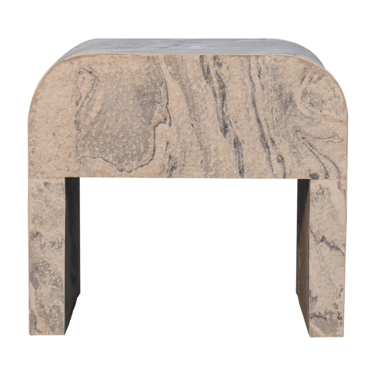 The Homepressions Sandstone Arc Nightstand sold at Homepressions.com