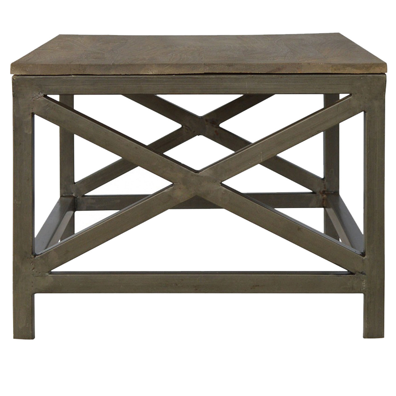 Industrial Open Metal Coffee Table