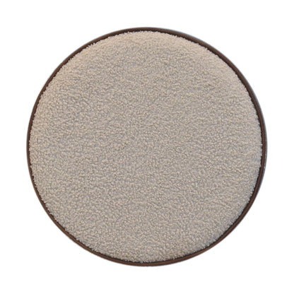 Boucle Round Footstool through Homepressions.com