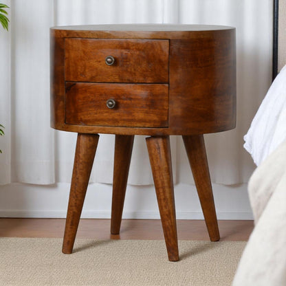 Chestnut Lunar Haven Nightstand Table at Homepressions.com