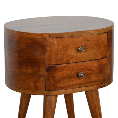 Chestnut Lunar Haven Nightstand Table through Homepressions.com