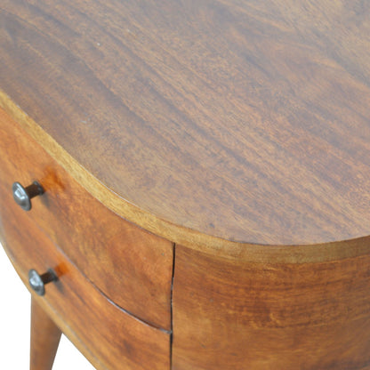 Chestnut Lunar Haven Nightstand Table via Homepressions.com