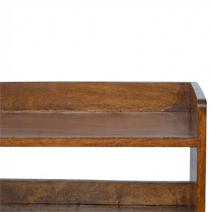 Chestnut Nordic Haven Bench via Homepressions.com