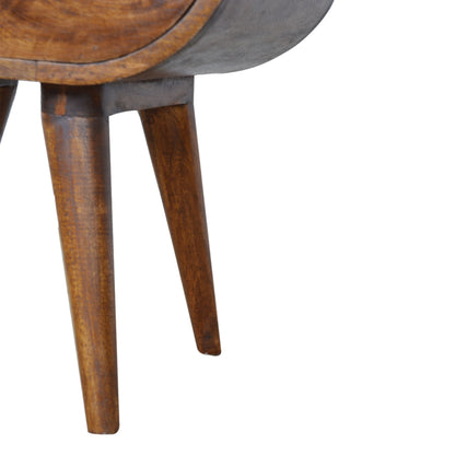 Chestnut Orbital Dreamside Table via Homepressions.com