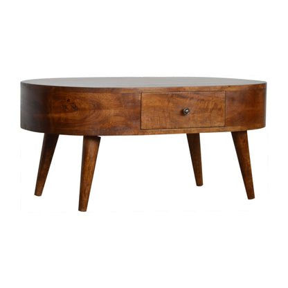 Chestnut Orbital Morningside Table by Homepressions.com