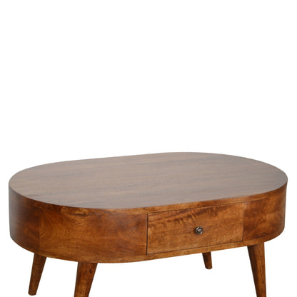 Chestnut Orbital Morningside Table from Homepressions.com