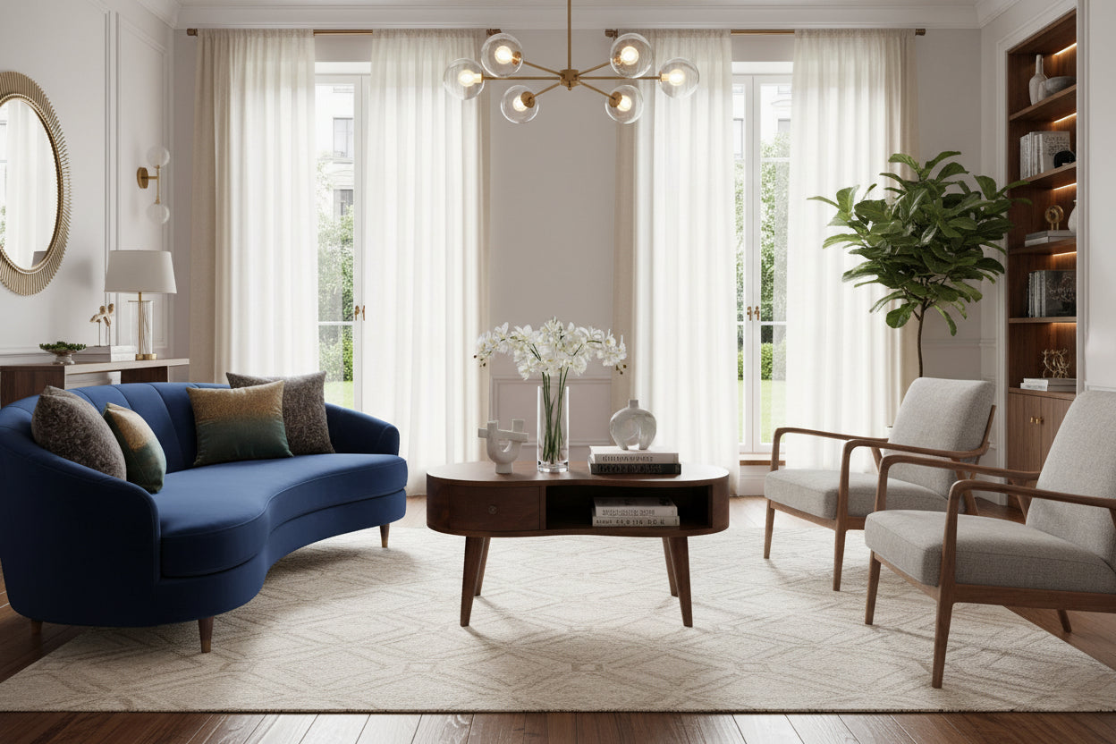 Chestnut Ripple Oasis Coffee Table at Homepressions.com