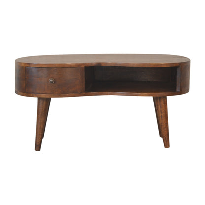 Chestnut Ripple Oasis Coffee Table by Homepressions.com