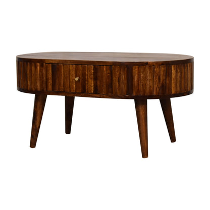 Chestnut Slatted Coffee Table at Homepressions.com