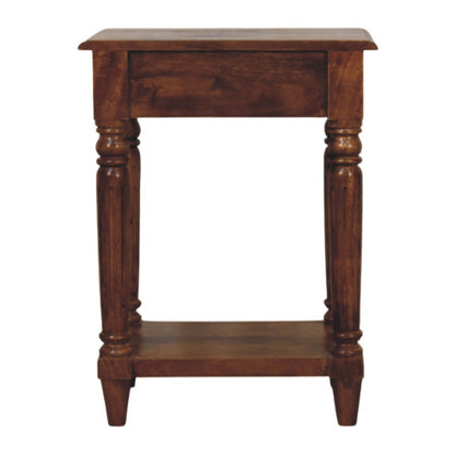 Classic Chestnut Side Table via Homepressions.com