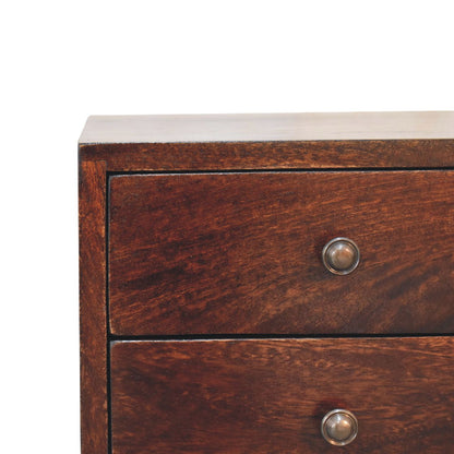 Compact Twin Ash Wood Nightstand in Homepressions.com
