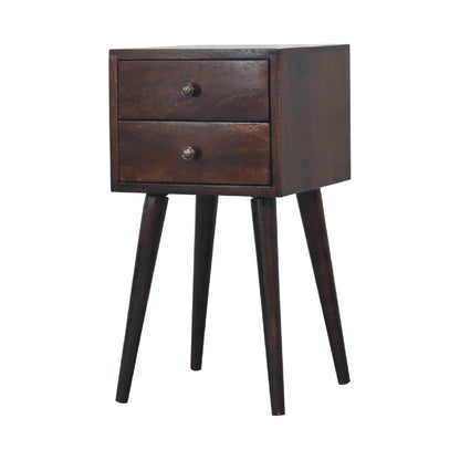 Compact Twin Ash Wood Nightstand on Homepressions.com