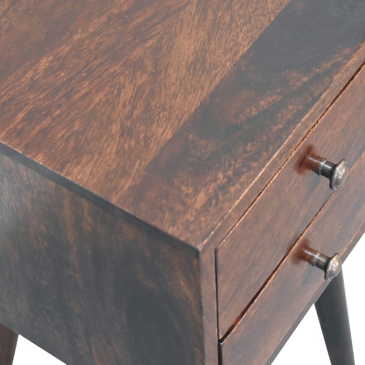 Compact Twin Ash Wood Nightstand via Homepressions.com