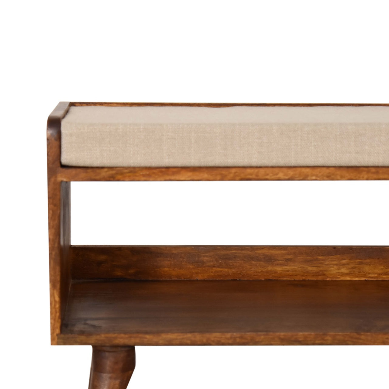 Croft Linen Mudstone Seat Bench in Homepressions.com