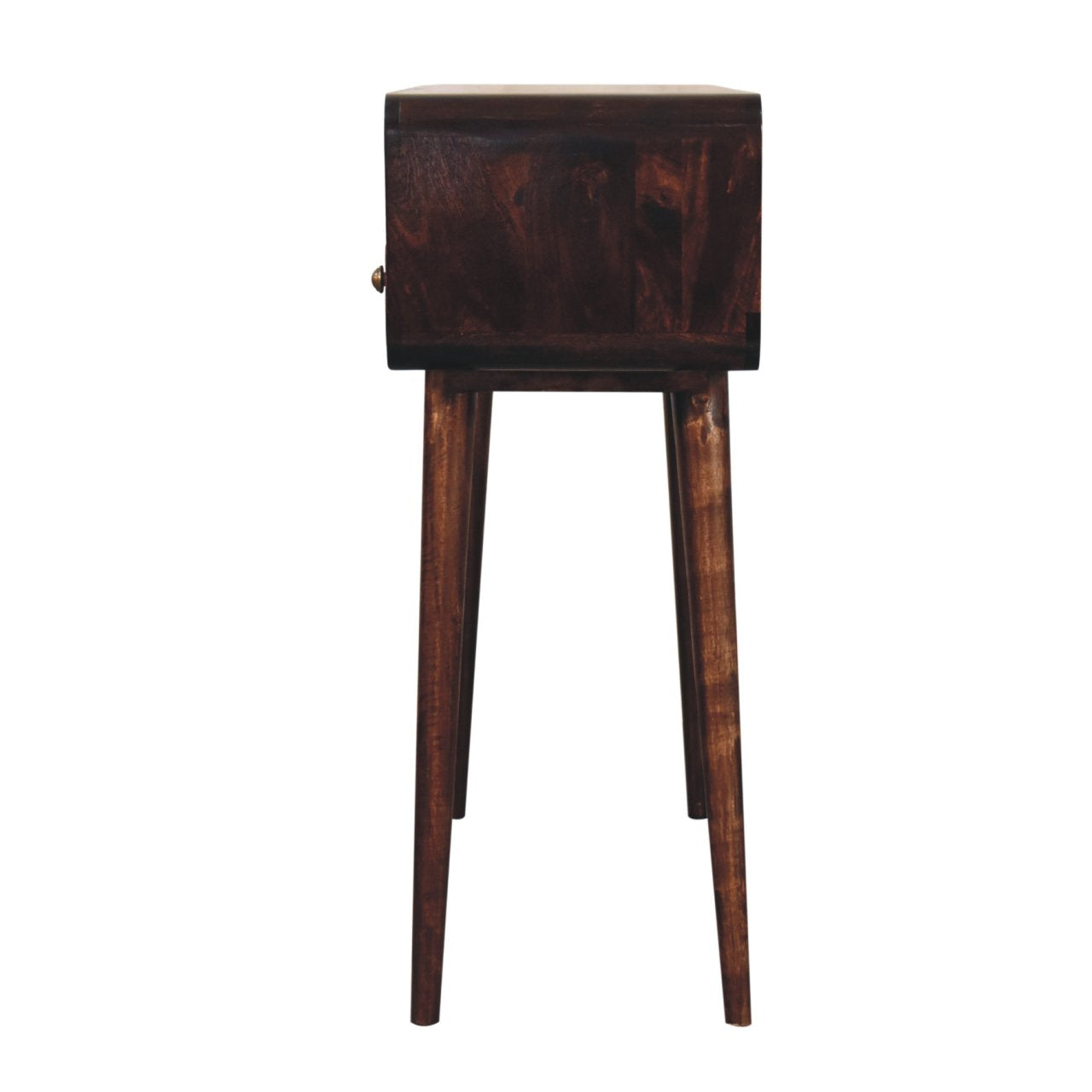 Dark Wood Two Drawer Table via Homepressions.com