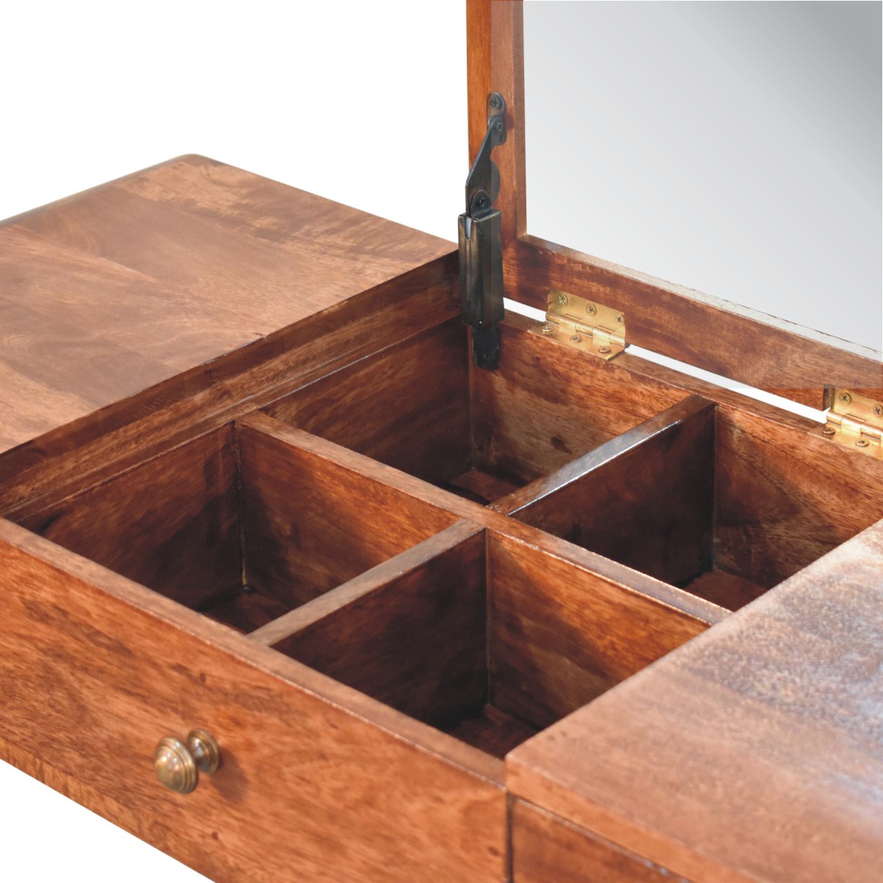 Foldable Mirror Round Dressing Table in Homepressions.com