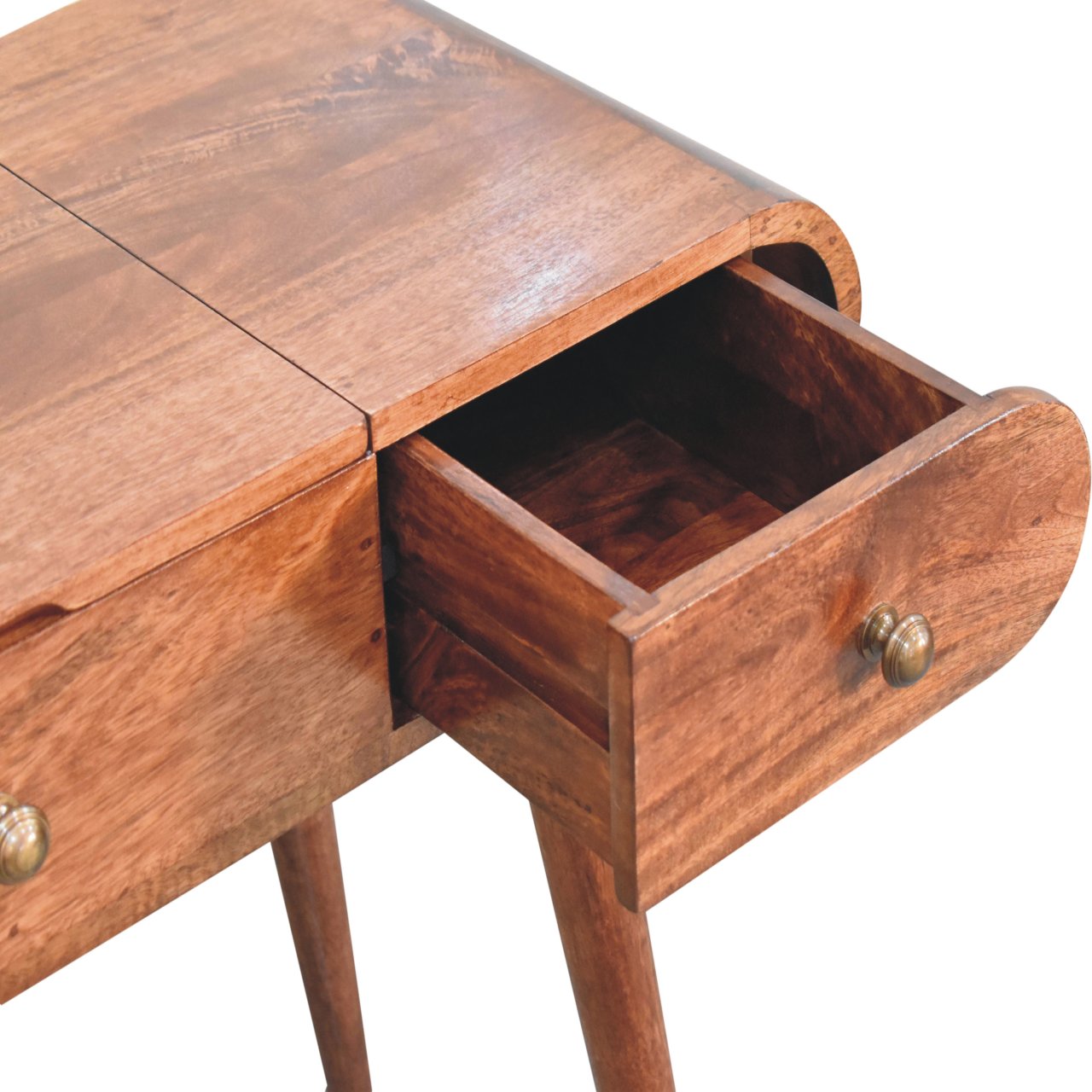 Foldable Mirror Round Dressing Table on Homepressions.com