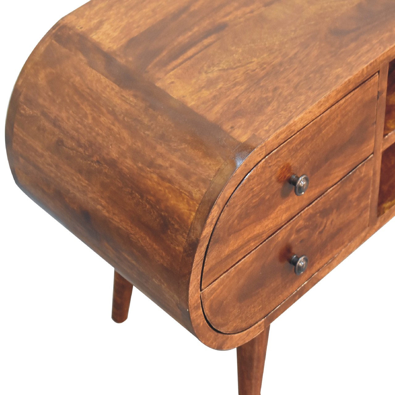 Hazel Bloom Media Console via Homepressions.com