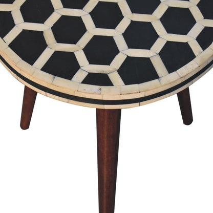 Honey Bone Mosaic Tri-Stand Perch at Homepressions.com