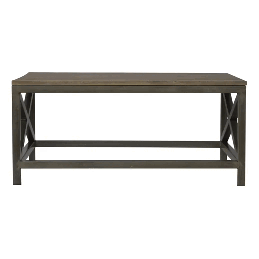 Industrial Open Metal Coffee Table