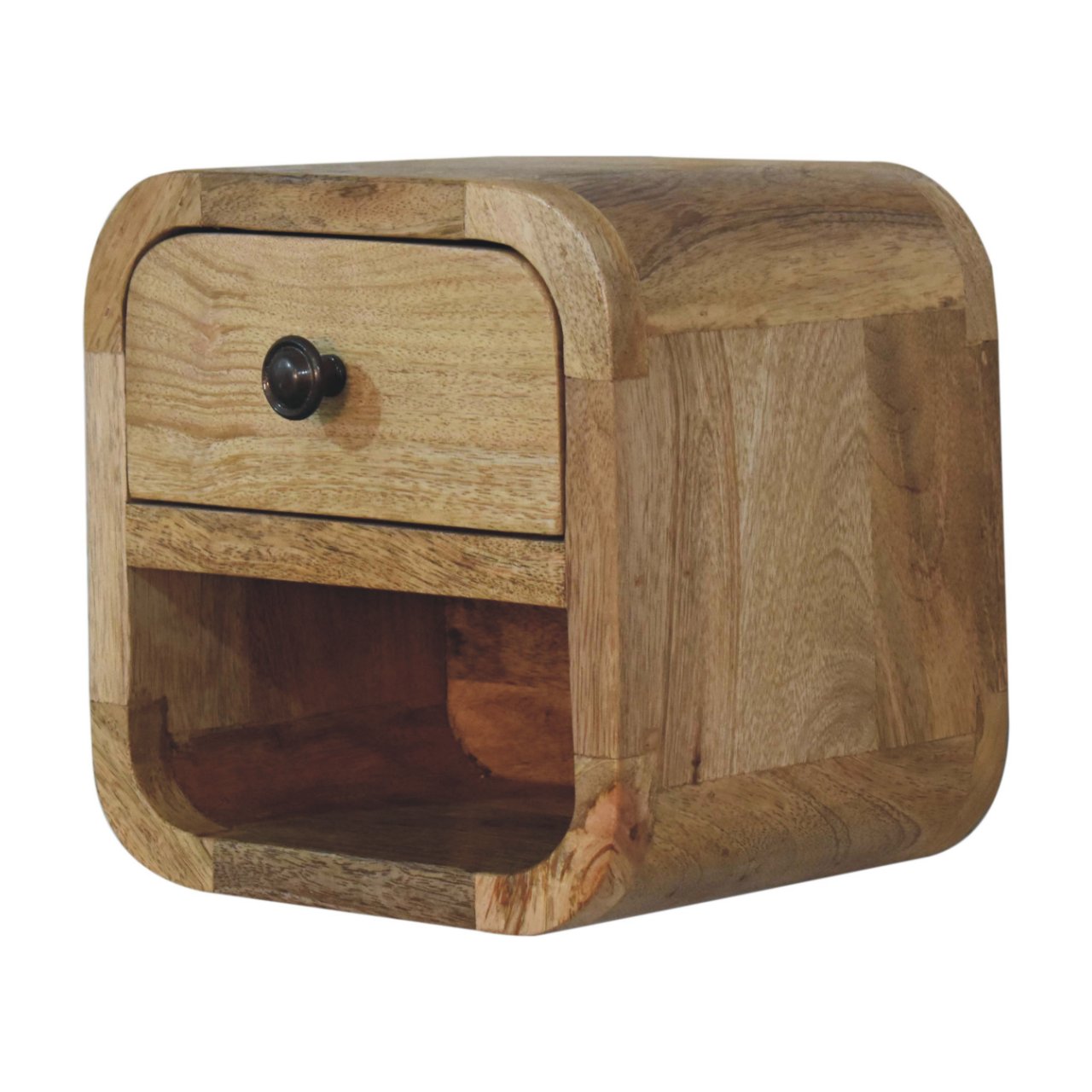 Levitating Oak Whisper Pico Arc Haven Nightstand on Homepressions.com
