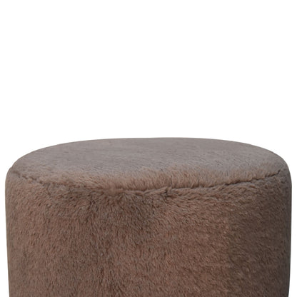Mocha Plush Pod Footstool via Homepressions.com