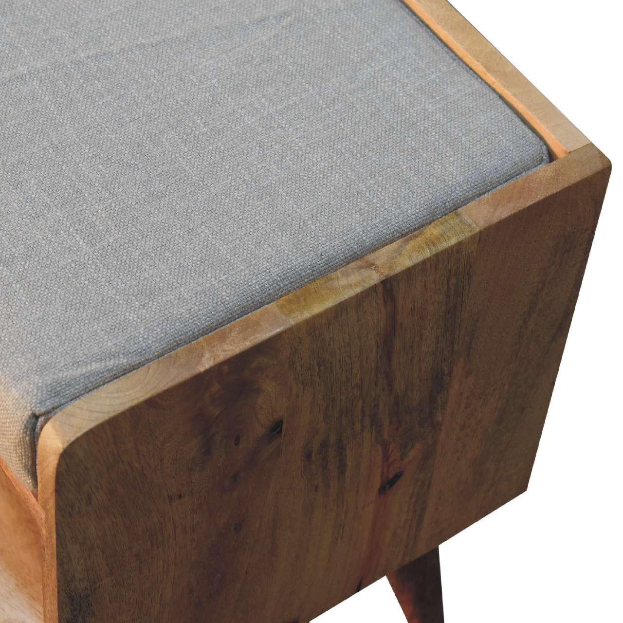 Nordic Oak Haven Linen Storage Bench through Homepressions.com