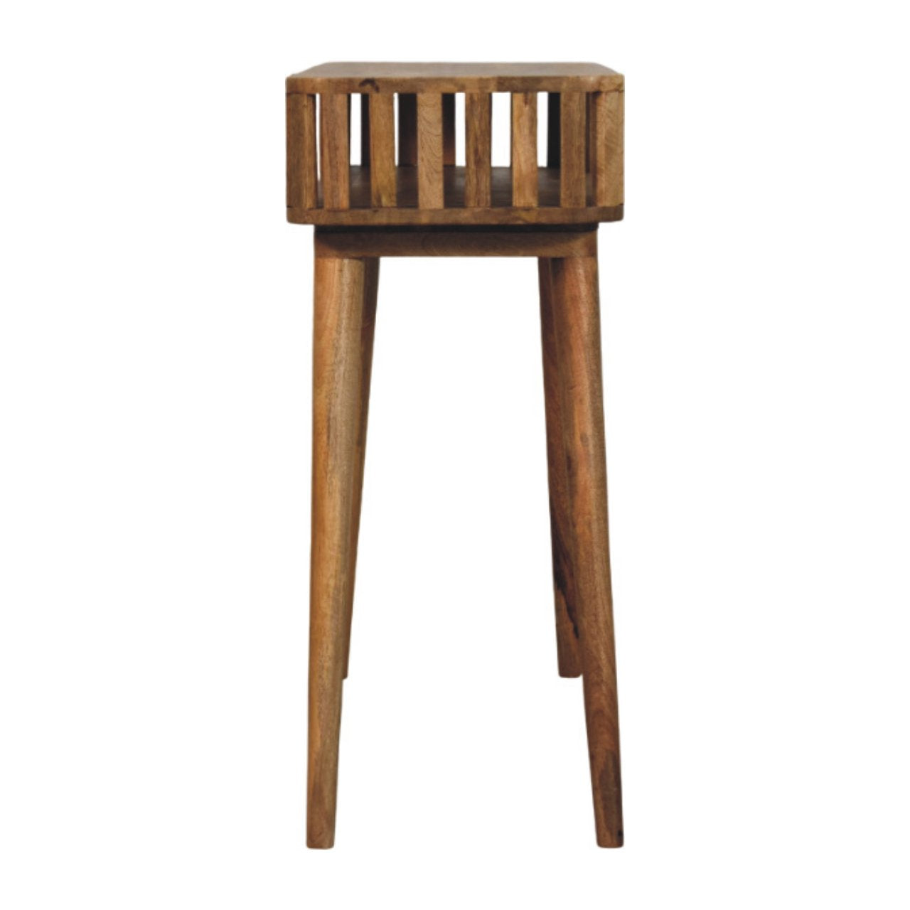 Oak Lattice Corridor Console through Homepressions.com