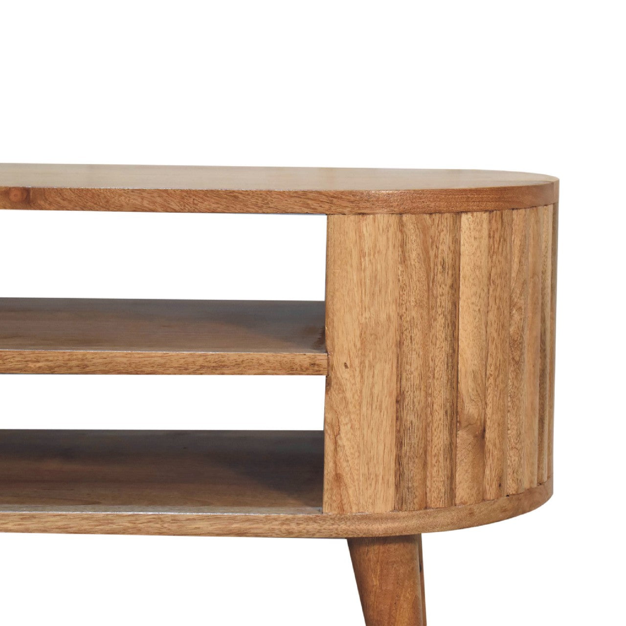 Oak Slatted Media Unit on Homepressions.com